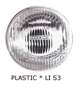 LI S/2-3 Headlight Lens Innocenti Plastic