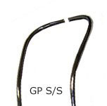 Lambretta GP Single Legshield Trim S/S