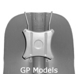 Painted Hook Over Legshield Wheel Holder GP 