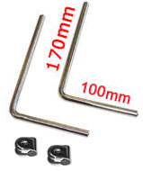Fly Screen Mounting L Bars 10mm S/S