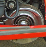 Lambretta Economy Chrome Flywheel Cowling S-3