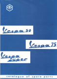 Vespa 50-75-Super Moto Vespa Parts Book