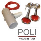 Floorboard Chrome Air Horn Microtromba Poli Italy