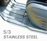 Stainless Floor Kit. Front & Rear S-3 