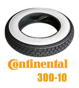 Continental White Wall Tyre 300-10 50J