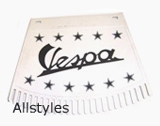 Vespa 60`s Style Mudflap Stars 9