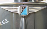 Piaggio Horncast Crest Polished Alloy Wings