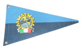 Vespa Cloth Flag  Blue 290mm x 130mm 
