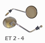 ET2-4 GT Models Chrome Handlebar Mirrors