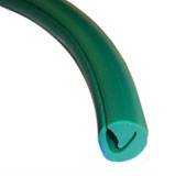 Lambretta Legshield Rubber Trim Green