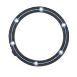 Lambretta Mag Flange Gasket S/1-2-3-GP BGM Pre Silicone