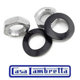 Lambretta Rear Damper Nuts & Washers Italian