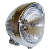 Chrome Grooved Bates Style Spotlight 4.5