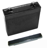 GS150 Black Battery & Cover 6v Sealed Gel