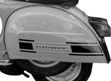 Vespa Rally Electronic Sticker Set Black