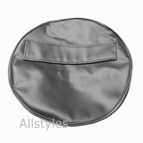 Grey 300-350-10 Spare Wheel Cover With Zip Pocket
