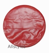Red 300-350-10 Spare Wheel Cover With Zip Pocket