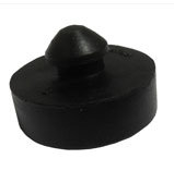 Universal Round Seat Buffer Black Economy