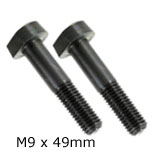 Rear Damper Top Bracket Bolts M9 x 49mm Italian