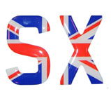Lambretta SX Union Jack Domed Symbols