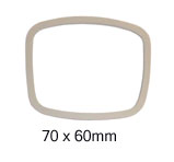 Vintage Square Speedo Gasket 70 x 60mm Italian