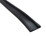 Horncast & Mudguard Rubber S/1-2 Black 2m