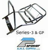 Cuppini Madrid Chrome Rear Carrier S/3-GP