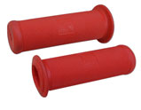 Handlebar Grips Sprint-Rally-Etc 22mm Red Hard Rubber