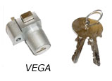 Vega Steering Lock & Keys Italian
