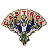 Lambretta & Vespa Castrol Team Patch 95 x 95mm