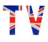 Lambretta TV Union Jack Domed Symbols