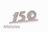 Vespa '150' Legshield Badge Italian