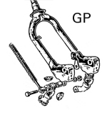 Lambretta GP Italian Fork Link Refurb Kit