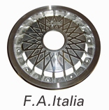 Vespa Alloy & Chrome Spoked Style Wheel Rim