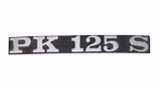 PK 125 S Side Panel Badge Italian