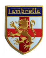 Lambretta Lion Shield Patch 80 x 60mm