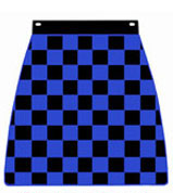 Blue & Black Check Mudflap