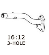 3-Hole Inlet Manifold SHB 16:12 Italian