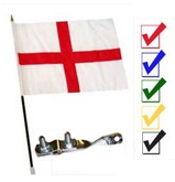 FREE BRACKET & FIXINGS Scooter Bar Badge Isle of Wight Flag 