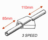 Headset Gear Change V50-90 3 Speed Italian