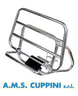 ET2-4 Rear Chrome Fold Down Rear Carrier Cuppini