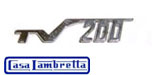 TV 200 Legshield Badge 2-Pin 40mm Italian