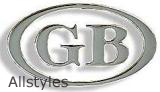 GB Chrome Sticker 95 x 55mm