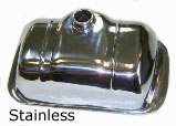 Lambretta Standard Fuel Tank S/S 8 ltrs