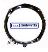 SX-TV Chrome Headlight Rim Italian