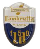 Lambretta LD Milano Shield 65mm x 50mm