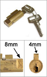 Steering Lock & Keys Clausor Spanish Models 31mm