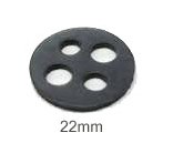 Petrol Tap 4-Hole Round Rubber Seal 22mm