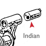 Kick-Start Shaft Piston Indian