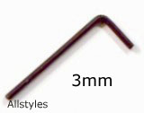 3mm Allen Key For Cable Trunnions S/1-2-3-GP